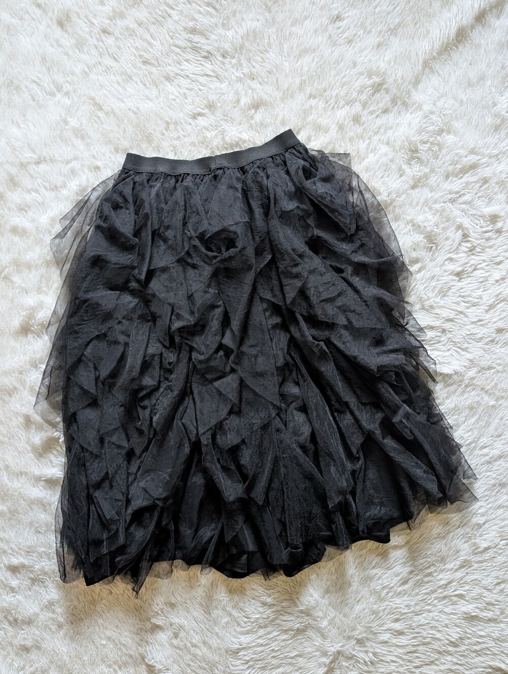 Blackmilk The Black Pirouette Layered Tulle Kawaii Goth Midi Skirt Small - Picture 9 of 13